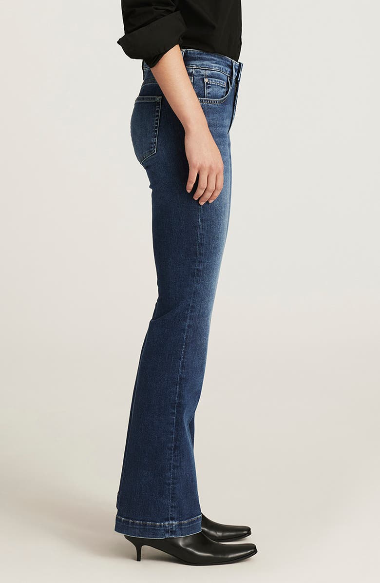 Mavi Jeans Vicky Mid Rise Bootcut Jeans, Alternate, color, Dark Brushed Feather