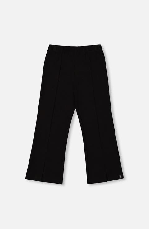 Ribbed Leggings Bootleg with Slit (Toddler & Little Kid)