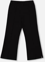 Deux par Deux Ribbed Leggings Bootleg with Slit