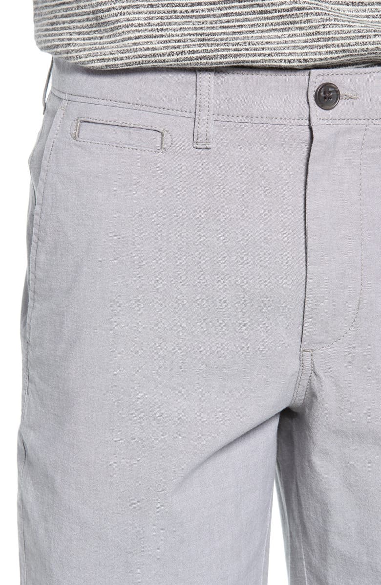 1901 Ballard Slim Fit Stretch Chambray Shorts, Alternate, color, 