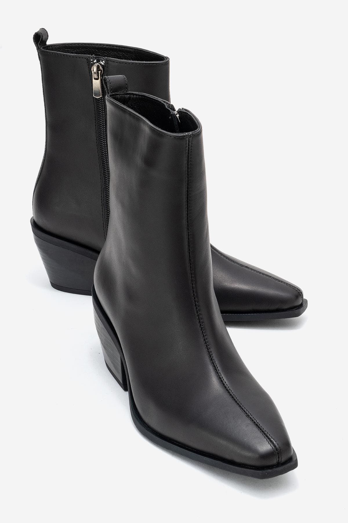 Forever & Always Shoes Lexia Leather Western Boot, Alternate, color, 