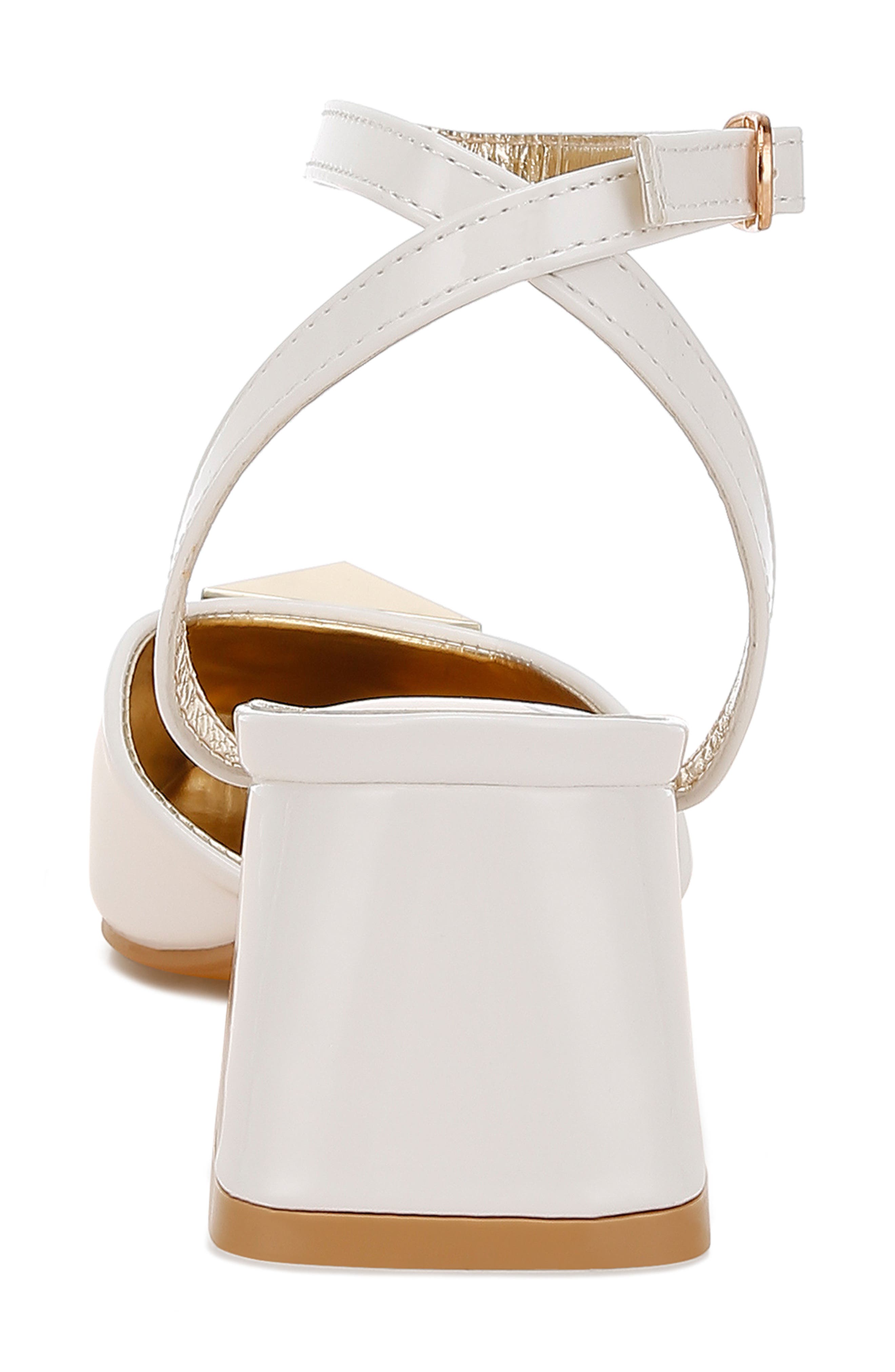 LONDON RAG Griselda Ankle Strap Pump, Alternate, color, Off White