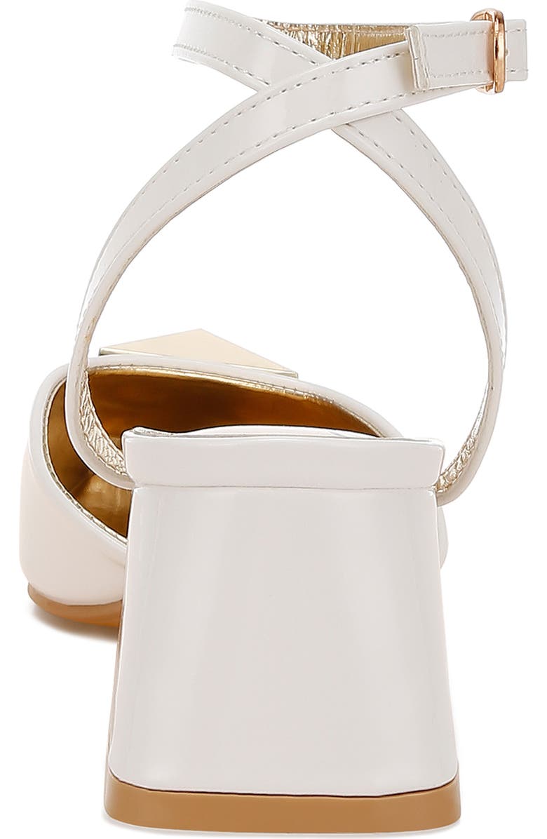 LONDON RAG Griselda Ankle Strap Pump, Alternate, color, Off White