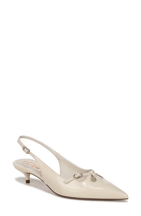 Fauna Kitten Heel Slingback Pump (Women)