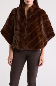 La Fiorentina Faux Fur Capelet