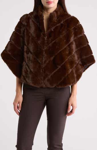 La Fiorentina Faux Fur Capelet