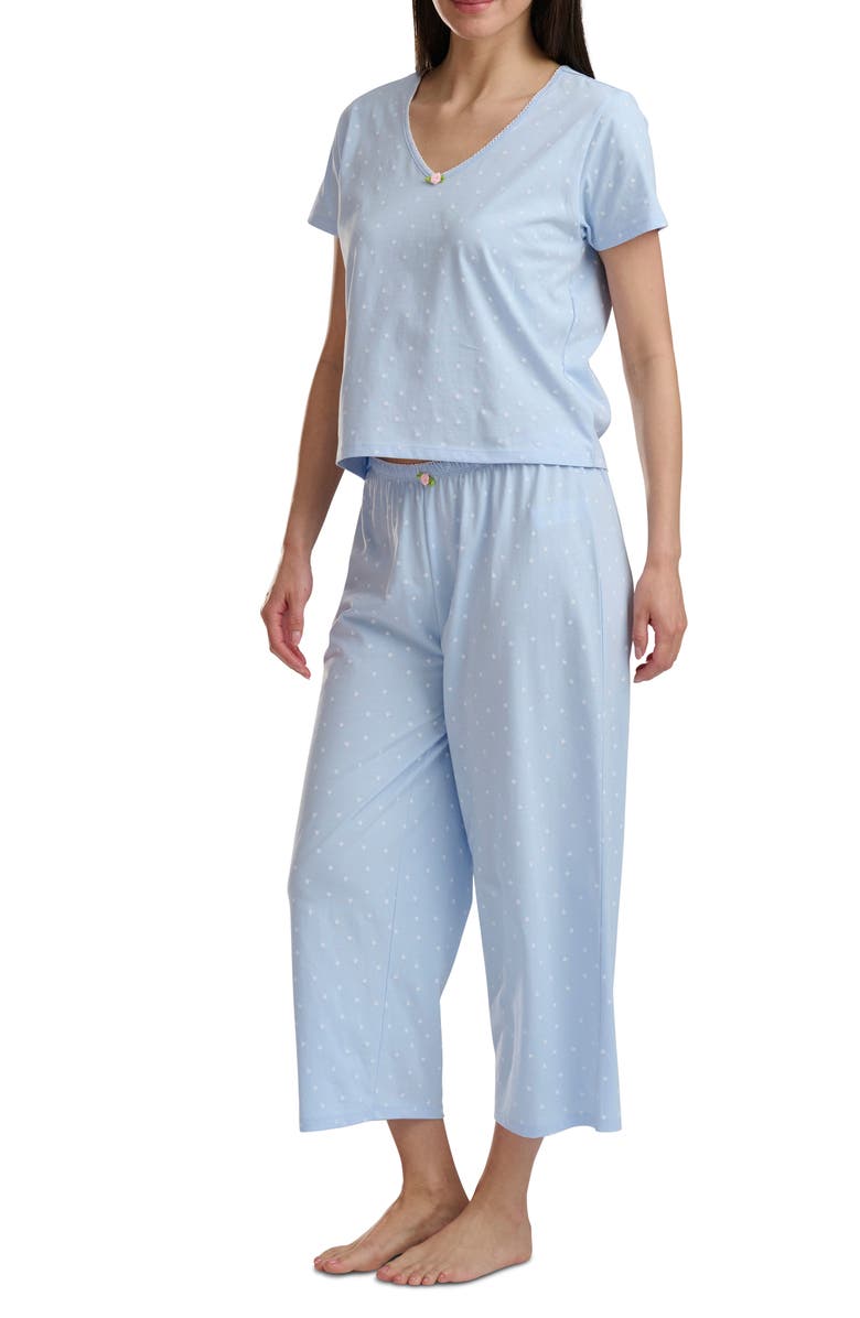 Splendid Star Print Cotton Jersey Pajamas, Alternate, color, Star Toss