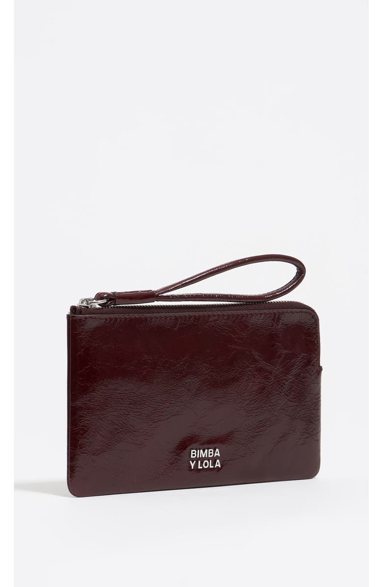 Bimba y Lola Large leather coin wallet, Main, color, Chestnut