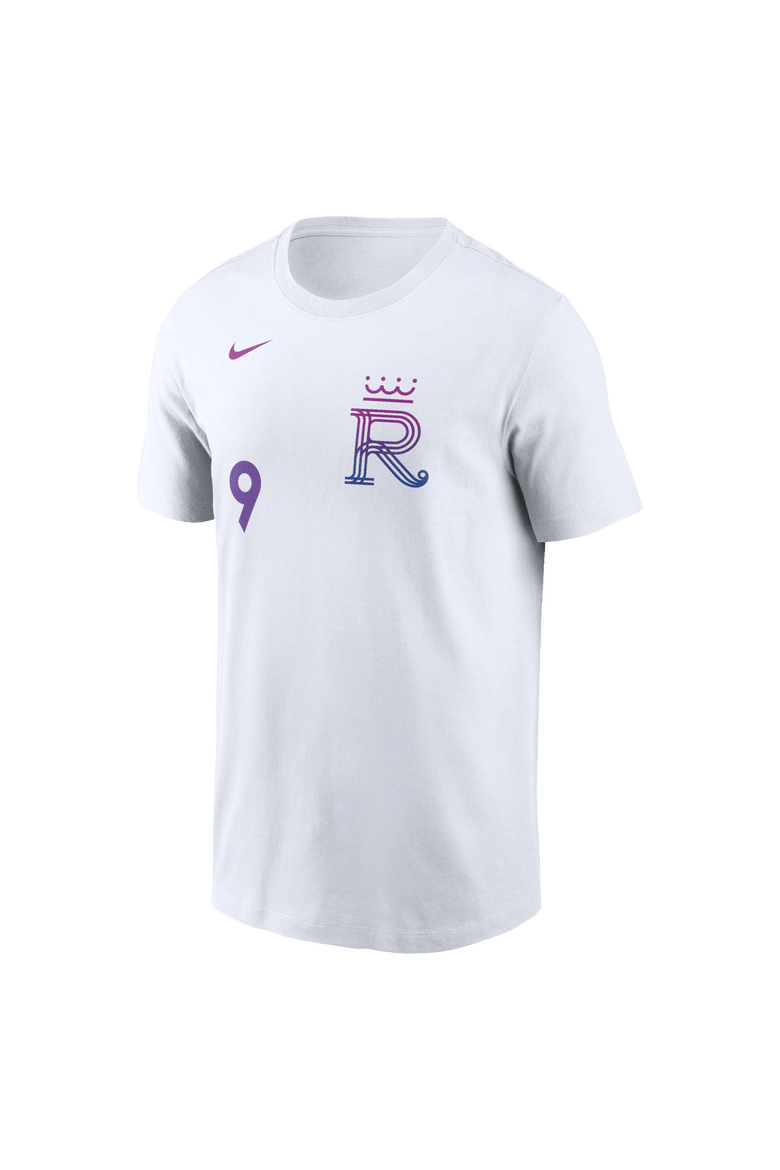 Men's Nike Vinnie Pasquantino White Kansas City Royals 2026 City Connect Name & Number T-Shirt, Alternate, color, White