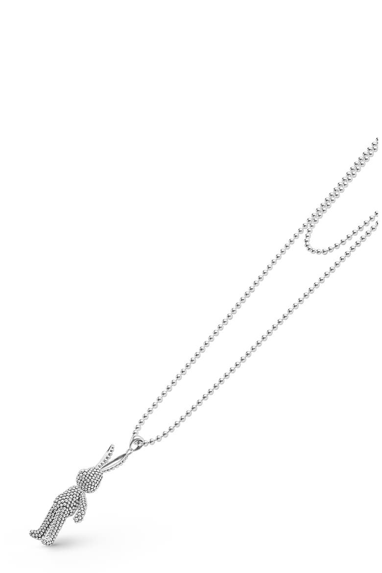 Rare Wonder Rabbit Pendant Necklace, Alternate, color, SILVER