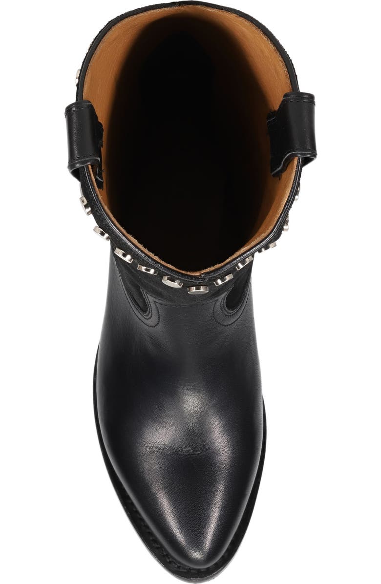 Frye Billy Stud Western Boot, Alternate, color, Black