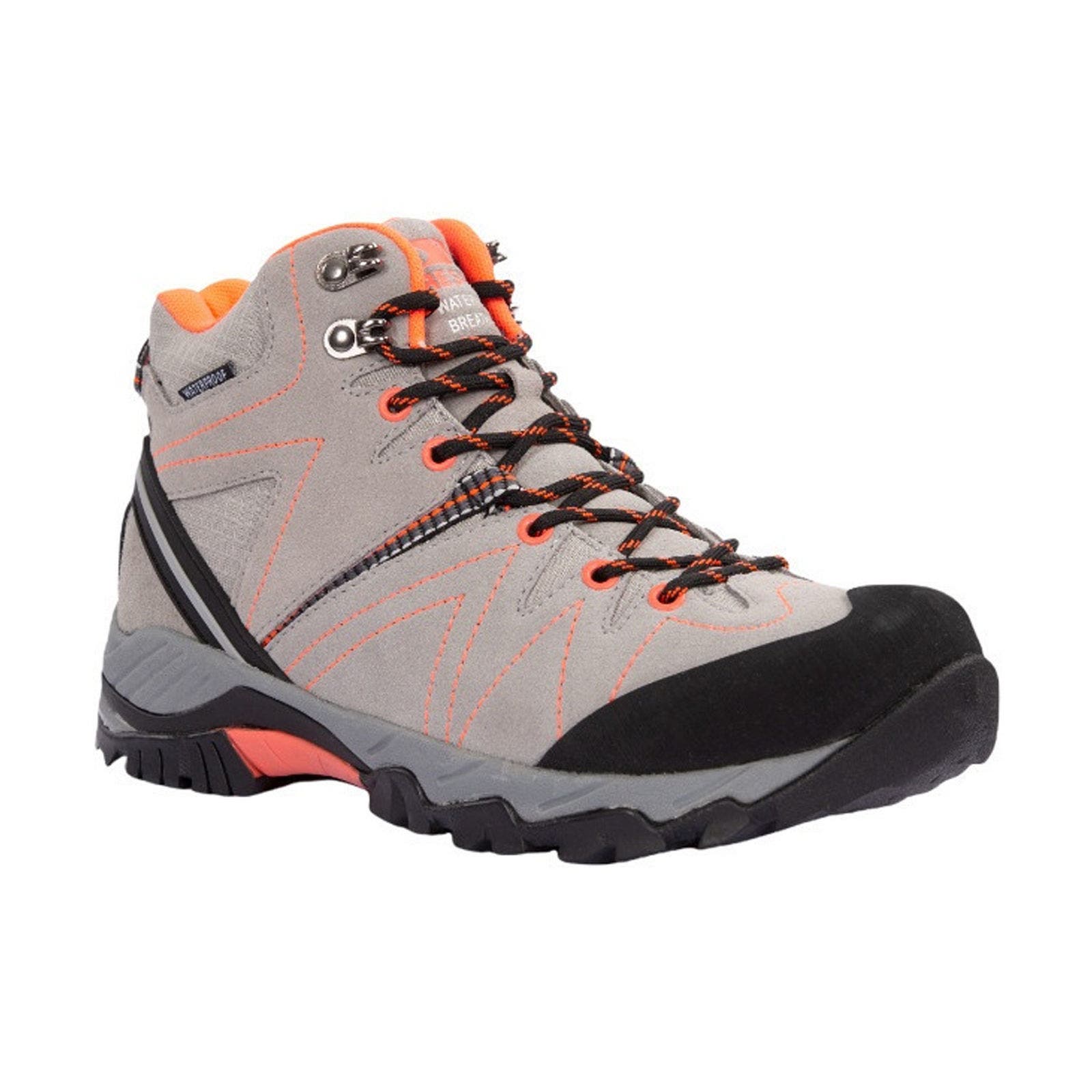 Kiara Suede Walking Boots, Alternate, color, Gray