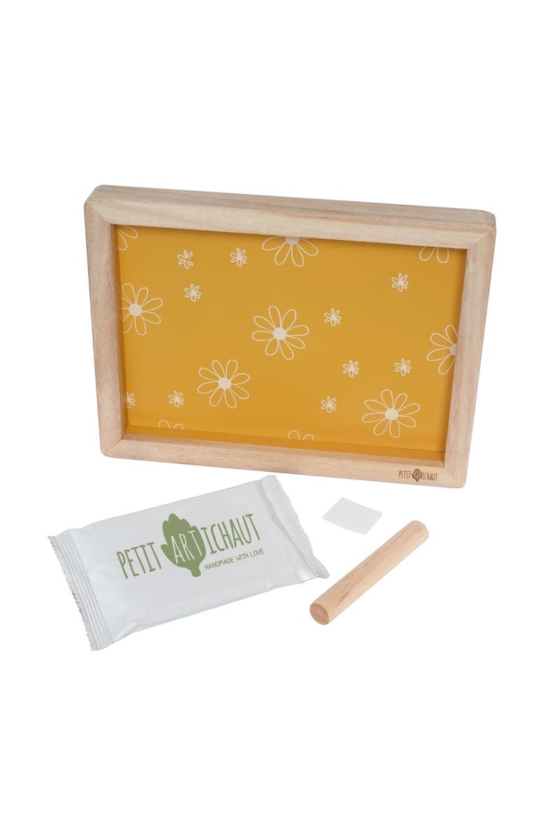Classic Frame - Baby Handprint & Photo Frame, Newborn Keepsake Gift, Alternate, color, Daisy Ochre