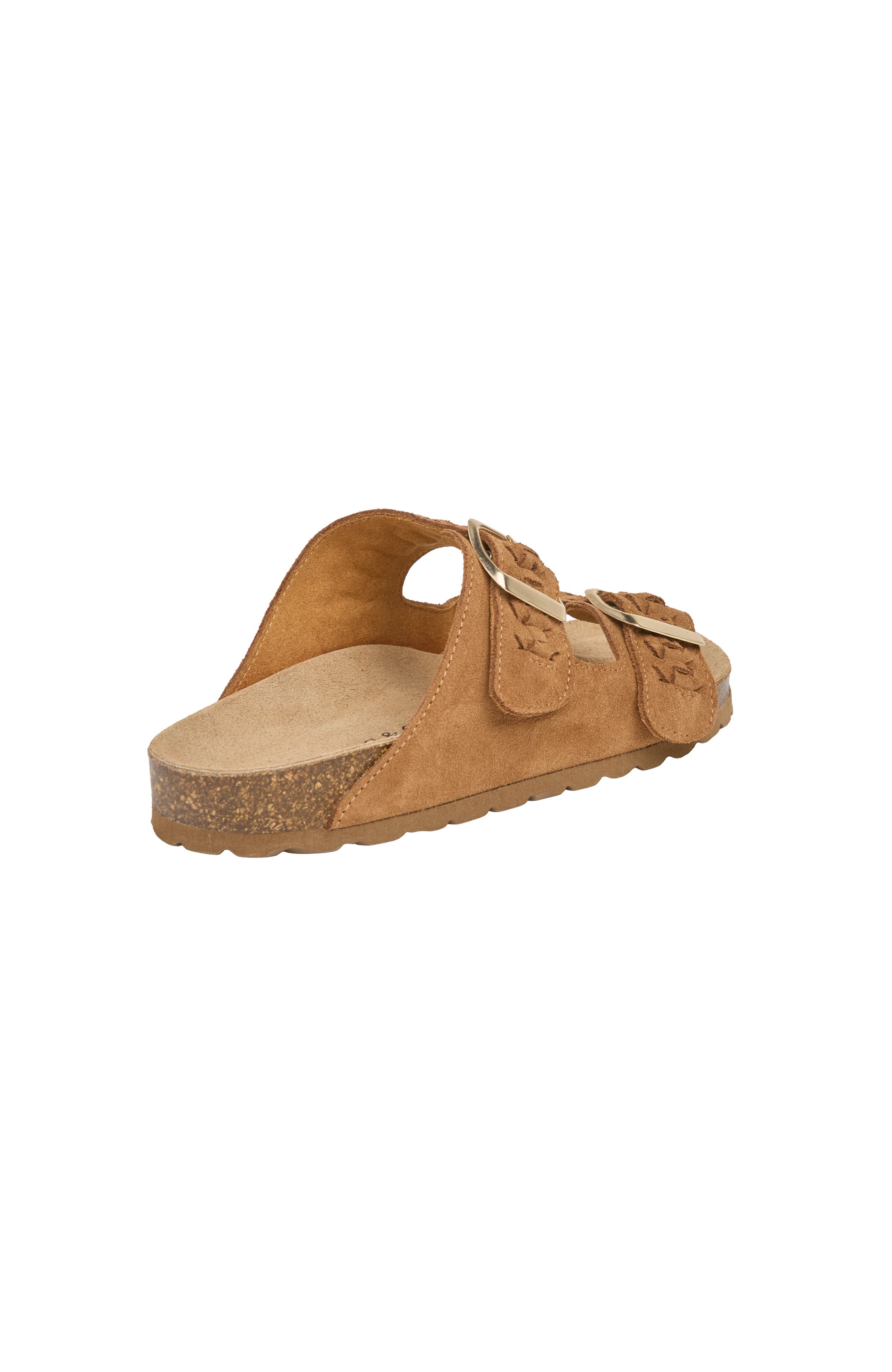 Celtic & Co. Plait Detail Slide, Alternate, color, Tan