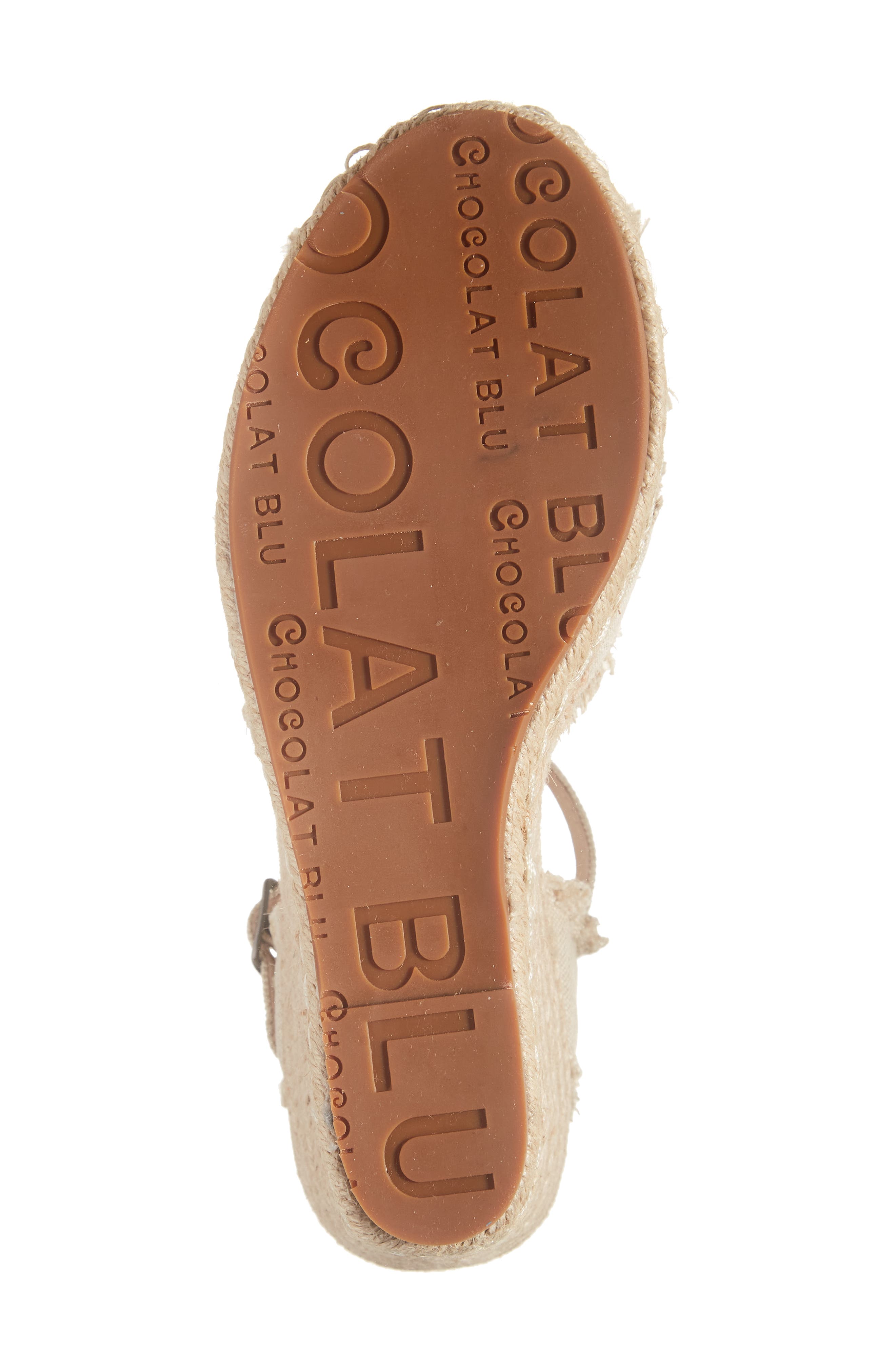 Chocolat Blu Unna Espadrille Wedge, Alternate, color, 