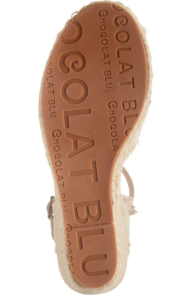 Chocolat Blu Unna Espadrille Wedge, Alternate, color,