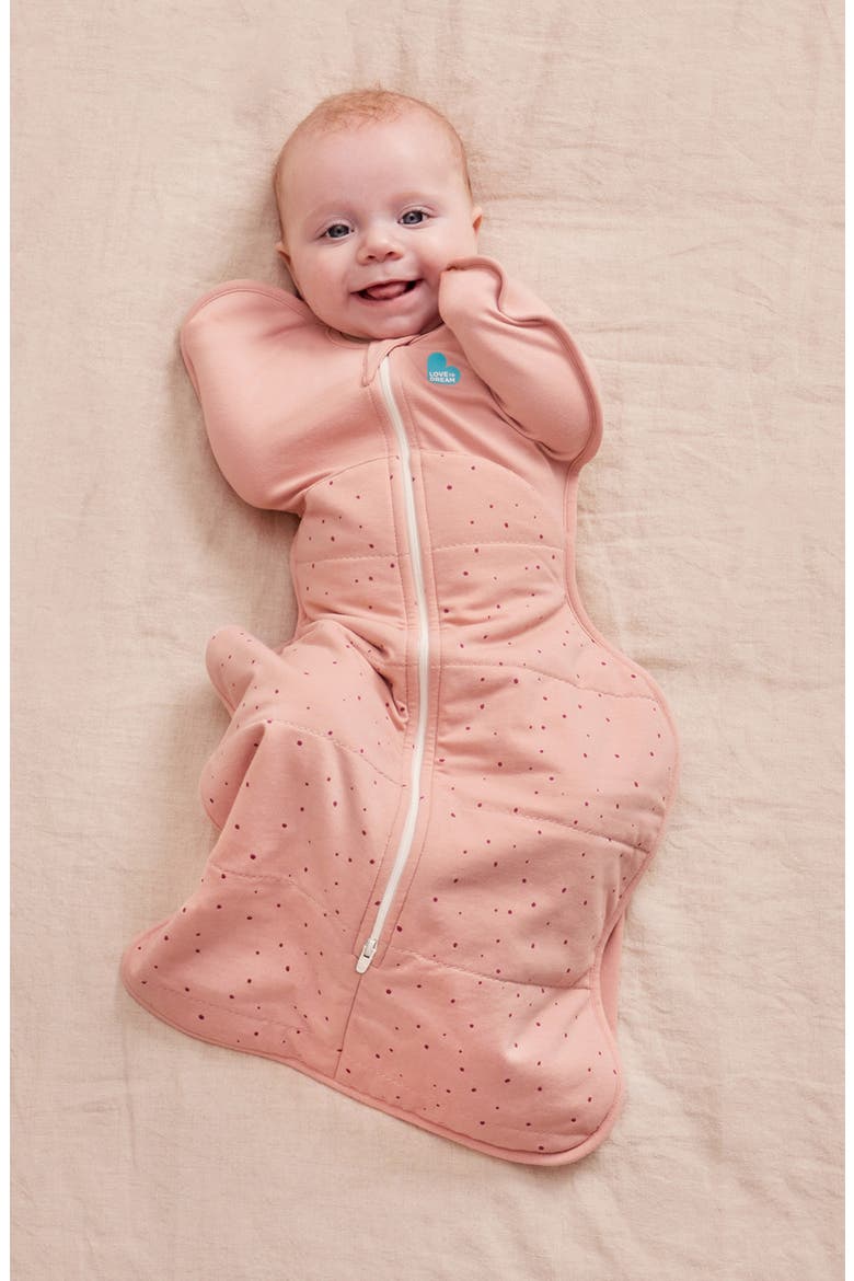 Swaddle Up™ Warm 2.5 TOG Quilted Swaddle, Alternate, color, BLUSH PINK