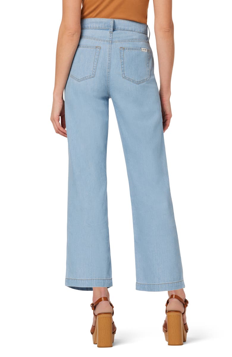 Joe's Chambray High Waist Wide Leg Jeans, Alternate, color, Faithe