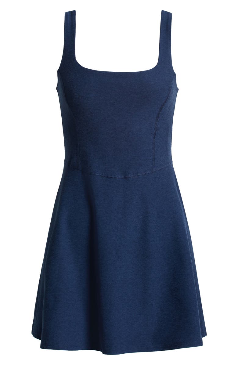 Beyond Yoga Garden Party Space Dye Sleeveless Minidress, Alternate, color, Nocturnal Navy