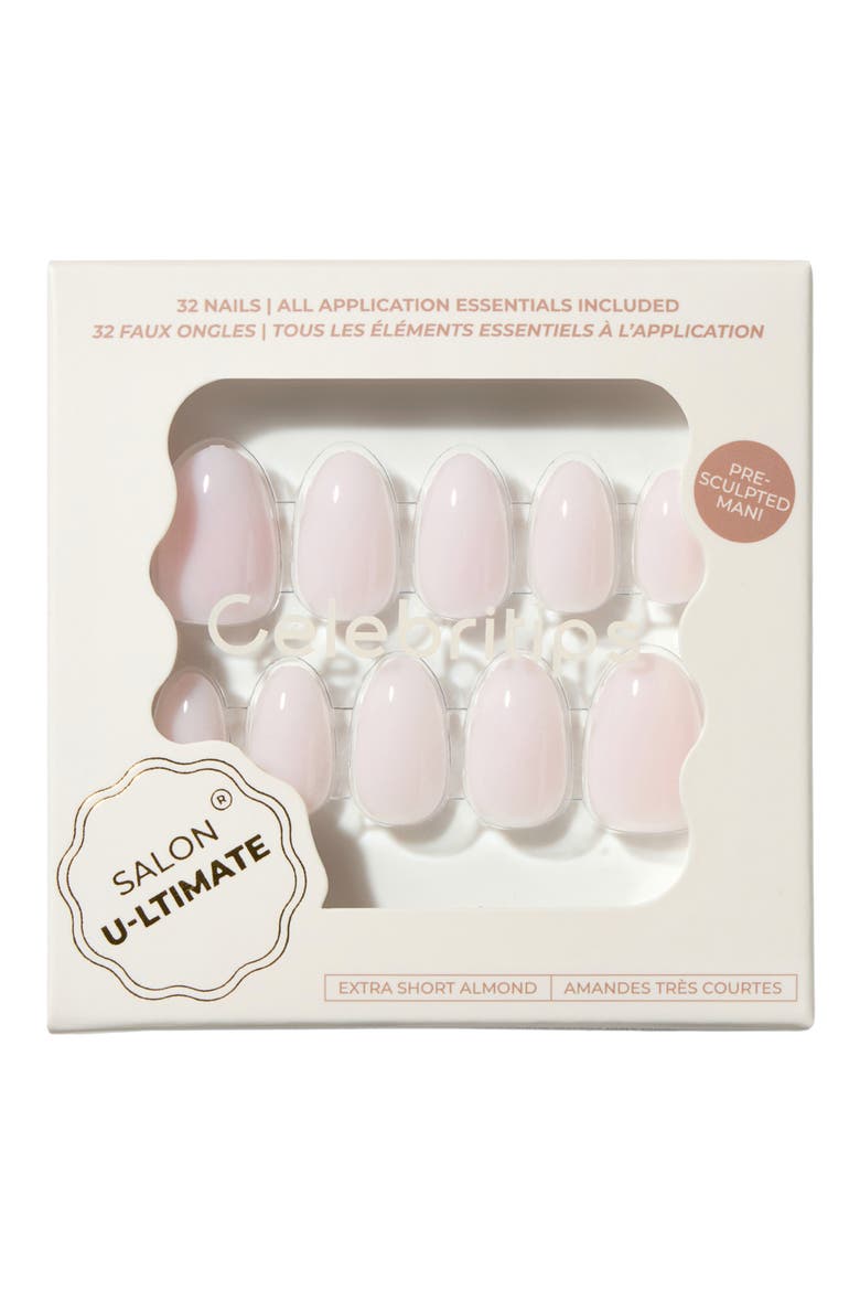 Salon U-ltimate Extra Short Almond Press-On Nails, Main, color, XTRA SHORT ALMOND