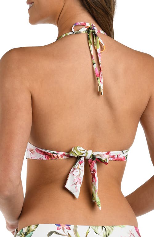 La Blanca Polynesian Halter Bikini Top