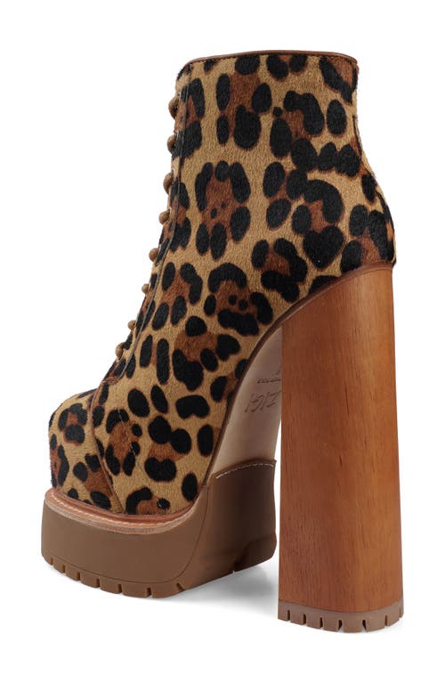 Zigi Adelina Platform Bootie In Animal Print