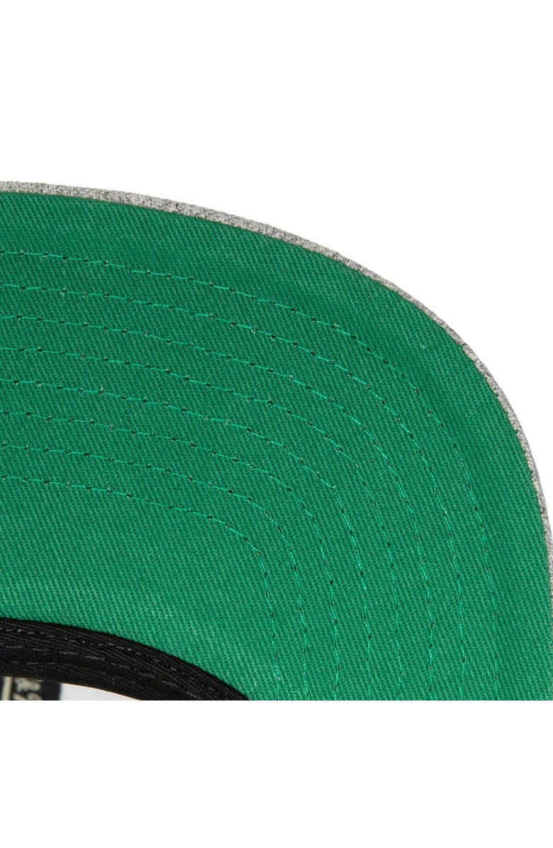 Mitchell & Ness Men's Mitchell & Ness Heather Gray Seattle SuperSonics Hardwood Classics 2.0 Snapback Hat, Alternate, color, Heather Gray