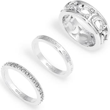 Coach stackable rings discount