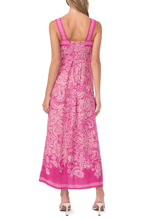 Vince Camuto Paisley Sundress In Pink