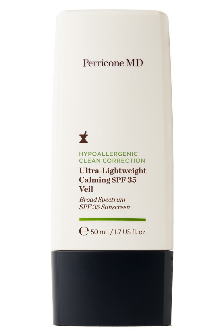 Hypoallergenic Clean Correction Calming SPF 35 Broad Spectrum Sunscreen, Main, color, NO COLOR