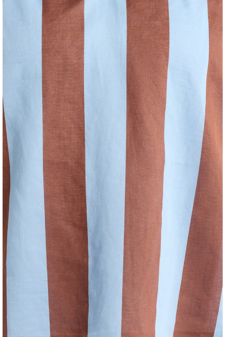Evabelle Puff Sleeve Top, Alternate, color, BROWN-BLUE