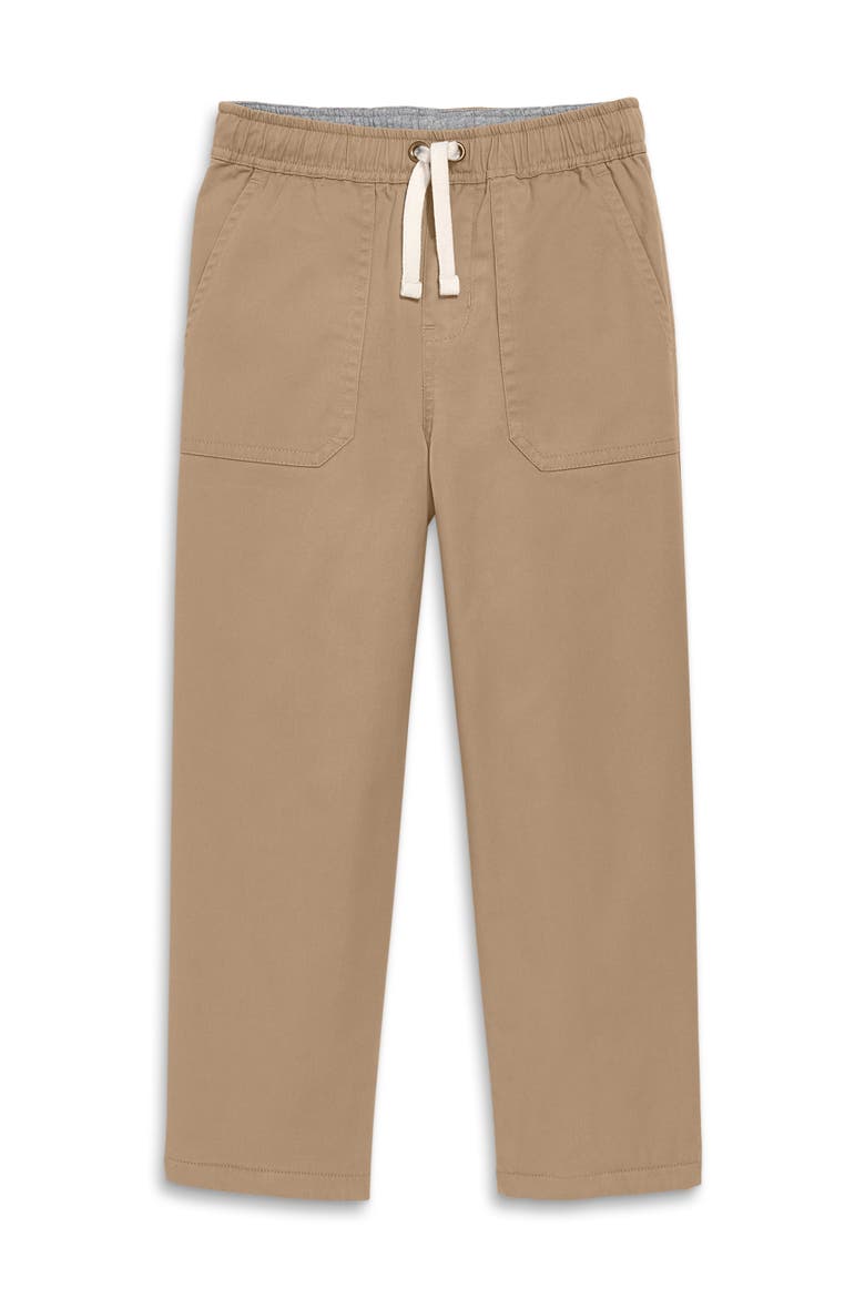Kids Lined Stretch Chino Pocket Pant, Main, color, Khaki