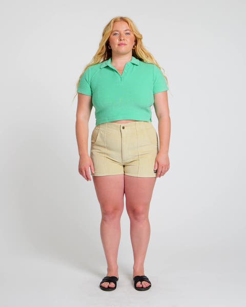Women's Retro Terry Cloth Polo