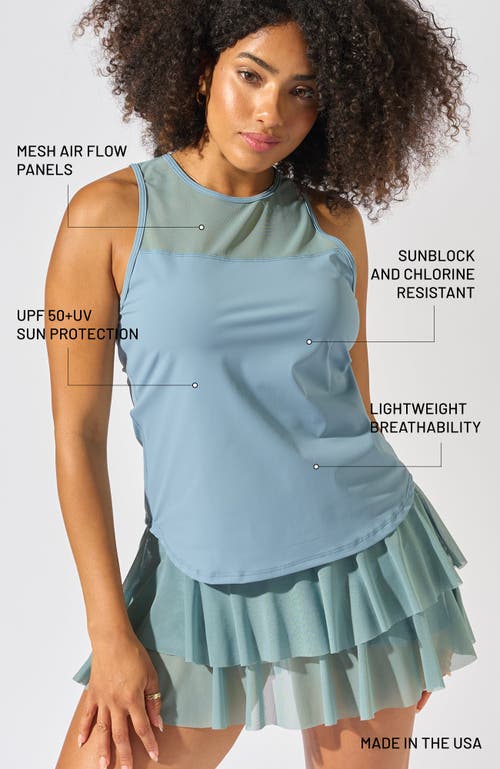 Bobbe Active Love All Tank In Blue