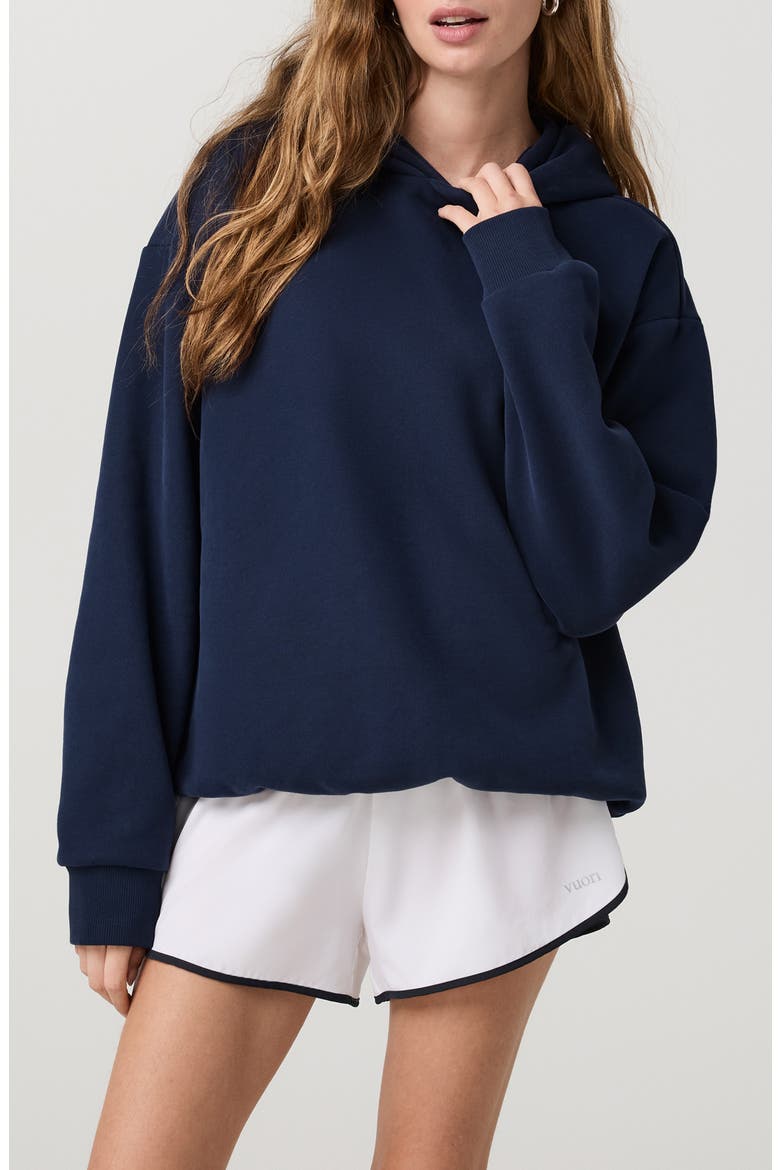 Restore Organic Cotton Blend Hoodie, Main, color, BLUE COAST