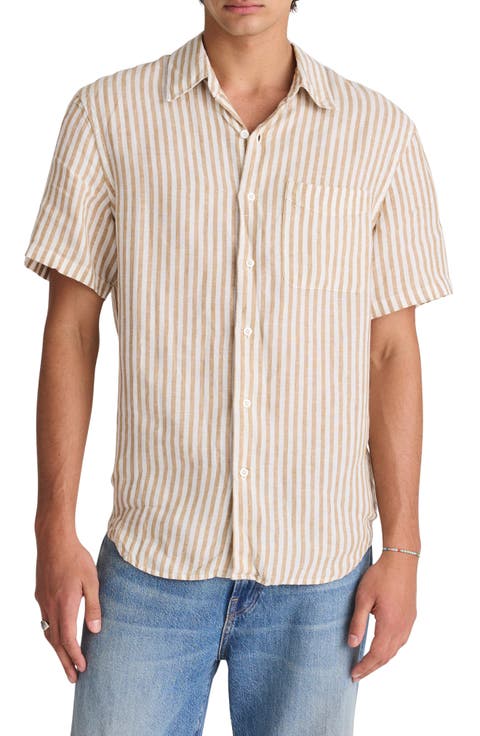 Short Sleeve Linen Shirt