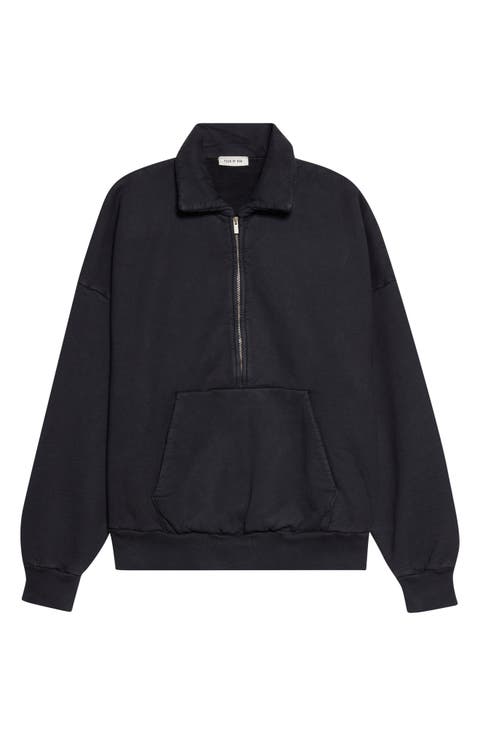 Cotton Half Zip Pullover