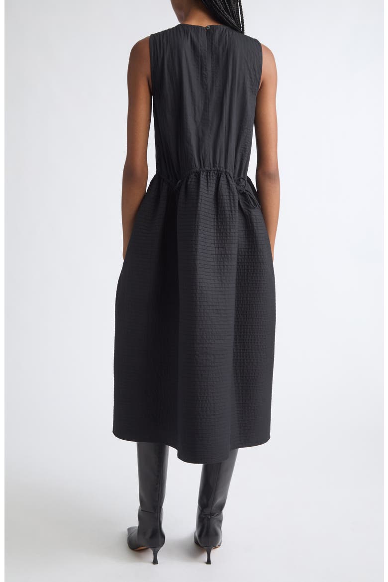 Roni Sleeveless Midi Dress, Alternate, color, BLACK