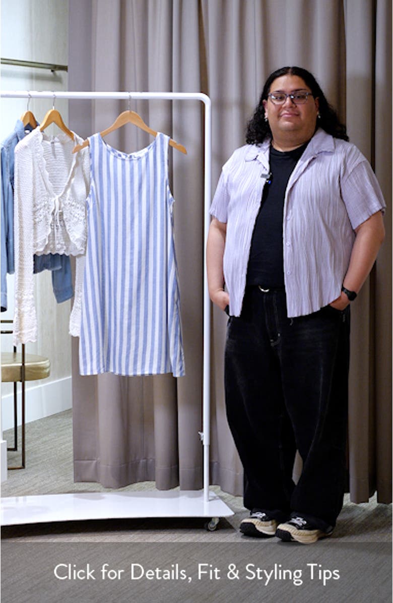 Amara Stripe Shift Dress, sales video thumbnail