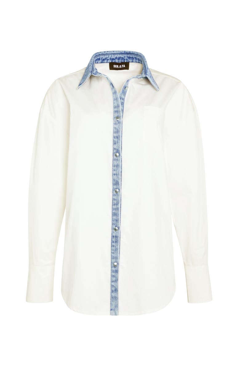 SER.O.YA Gill Oversized Shirt, Alternate, color, 