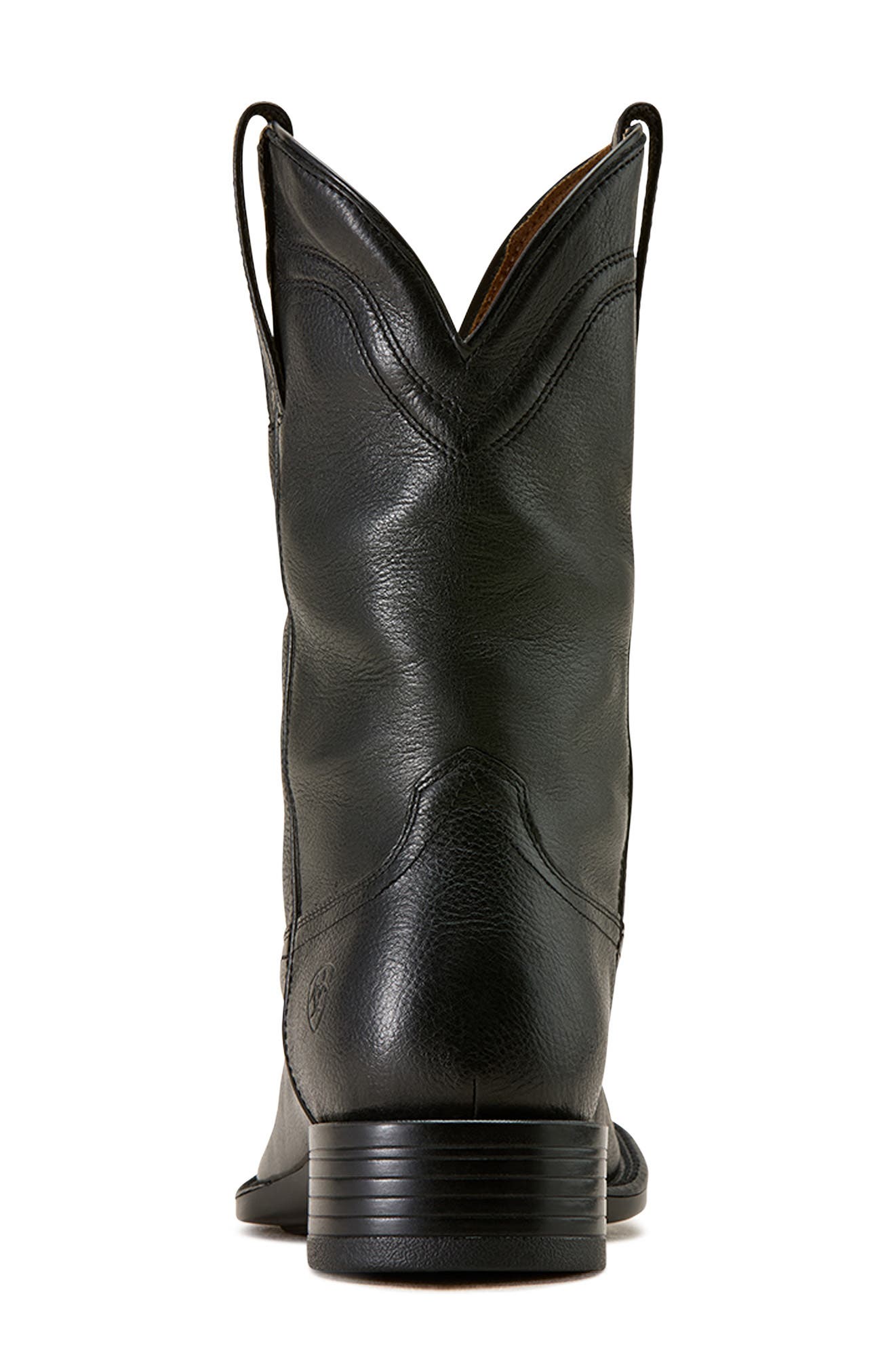 Ariat Alden Wide Square Toe Western Boot, Alternate, color, Black