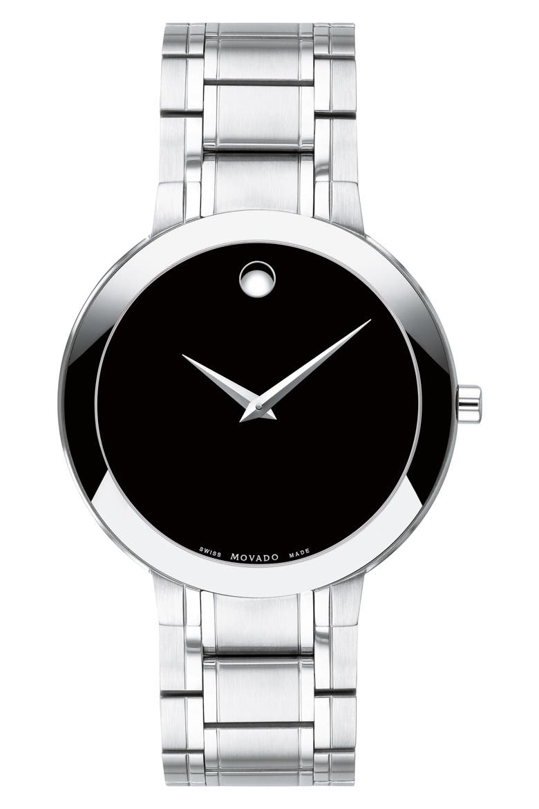 Stiri Bracelet Watch, 40mm, Main, color, BLACK