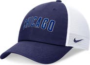 Nike Men's Nike Royal Chicago Cubs Evergreen Wordmark Trucker Adjustable Hat