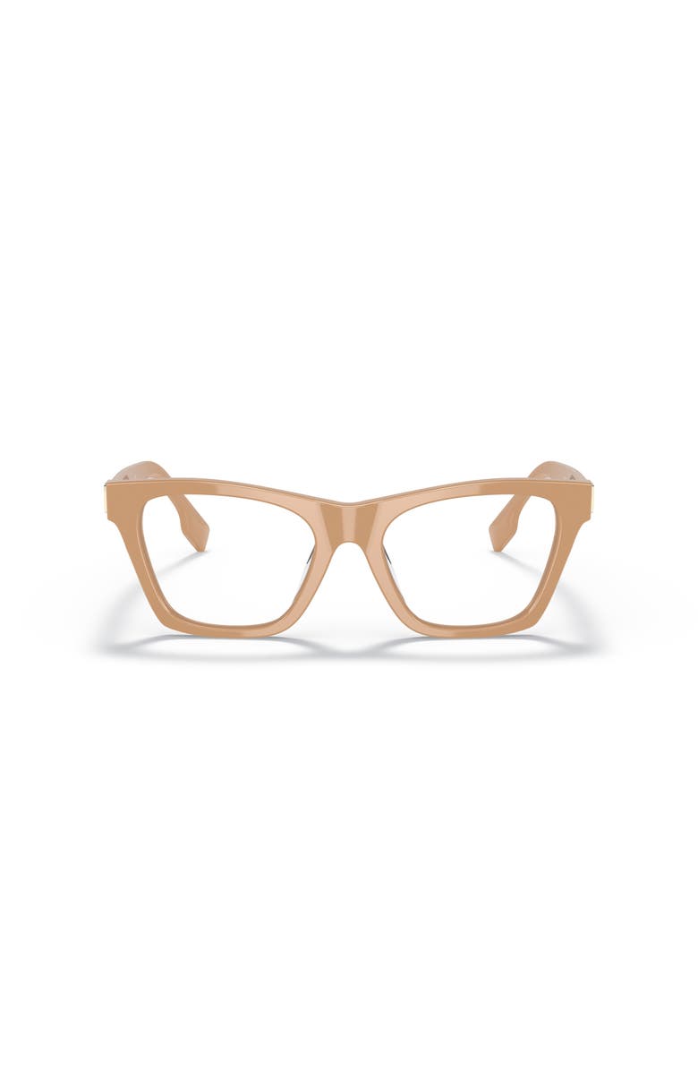Burberry 50mm Square optical glasses, Alternate, color, Beige