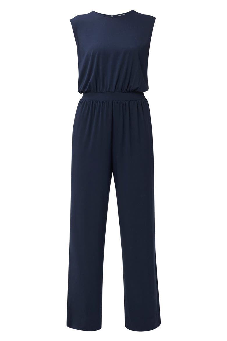 Grown-On Sleeve Jumpsuit, Alternate, color, NAVY BLUE