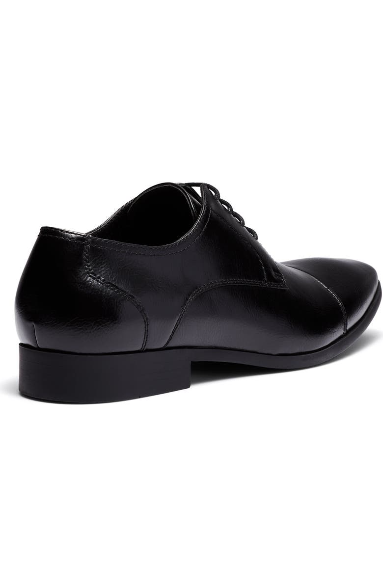 Uncut Perkins Derby Shoe, Alternate, color, Black Pu
