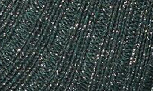 Oroblu Diamond Rib Crew Socks In Green