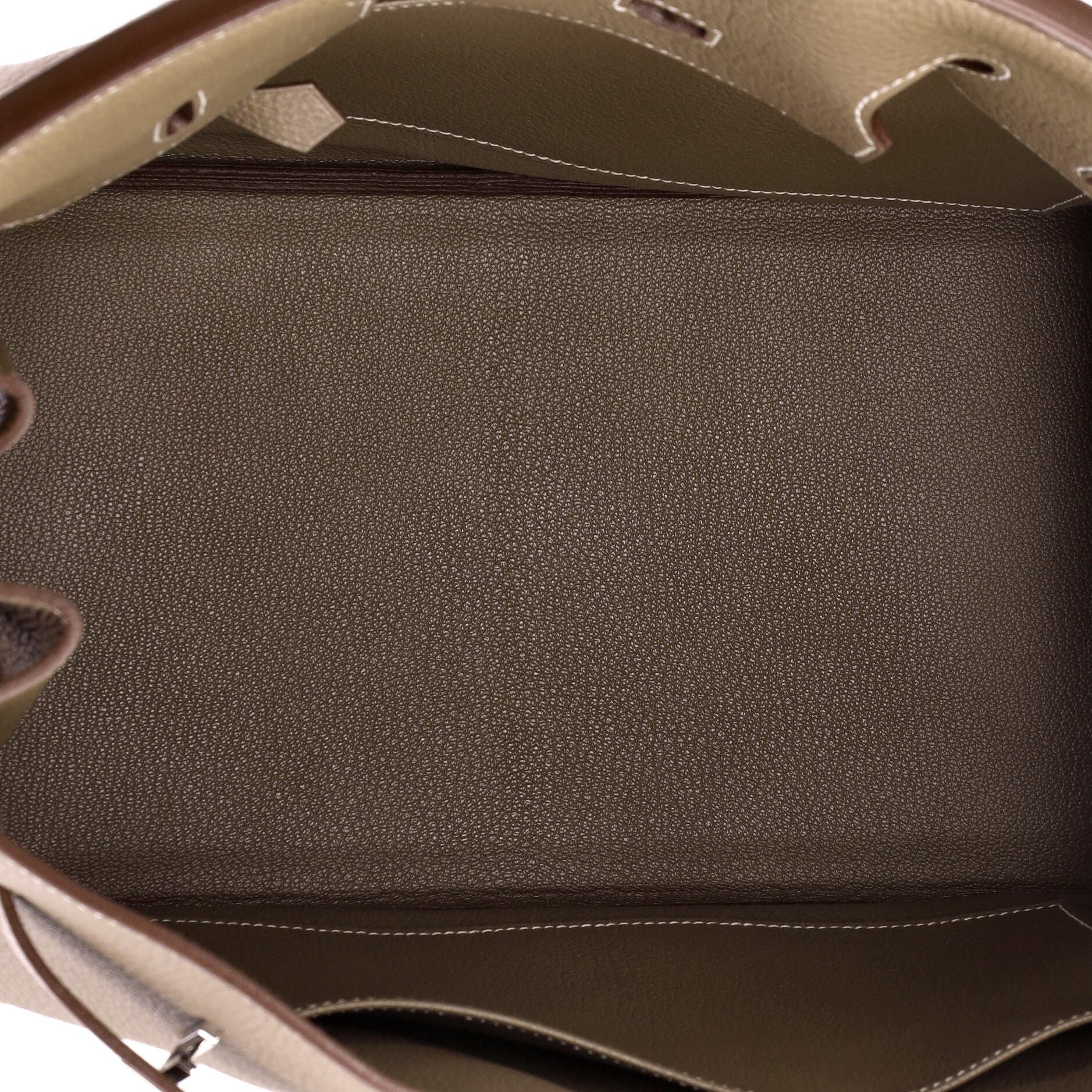 Pre-Owned Hermes Birkin Handbag Grey Togo with Palladium Hardware 35, Alternate, color, 