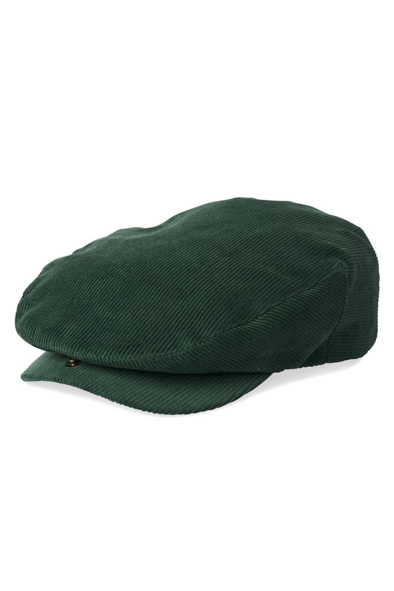 Hooligan Corduroy Snap Cap, Main, color, PINE NEEDLE