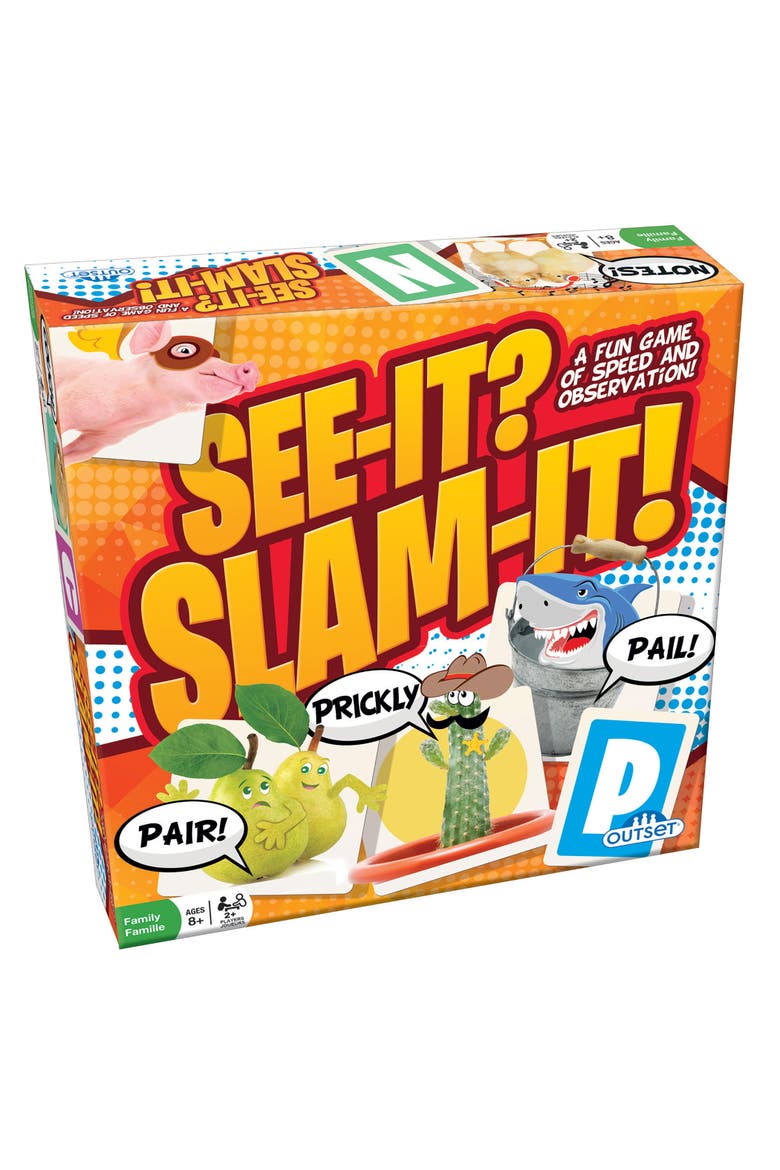 Seeit? Slamit! Board Game, Ages 8+, 2 Or More Players, Main, color, Multicolored